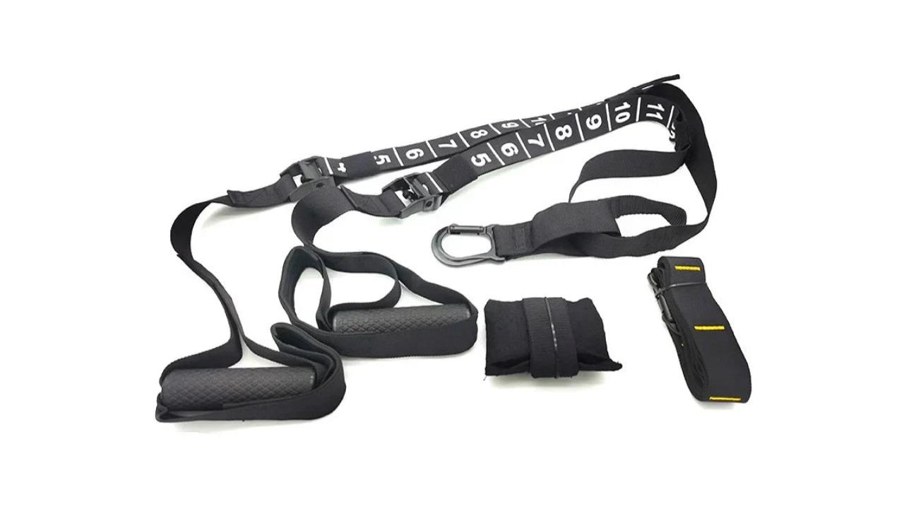 NNEOBA Pro Suspension Trainer with Extension Belt and Door Anchor