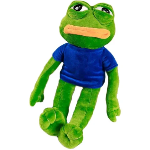 NNEOBA 45cm Pepe Frog Plush Toy