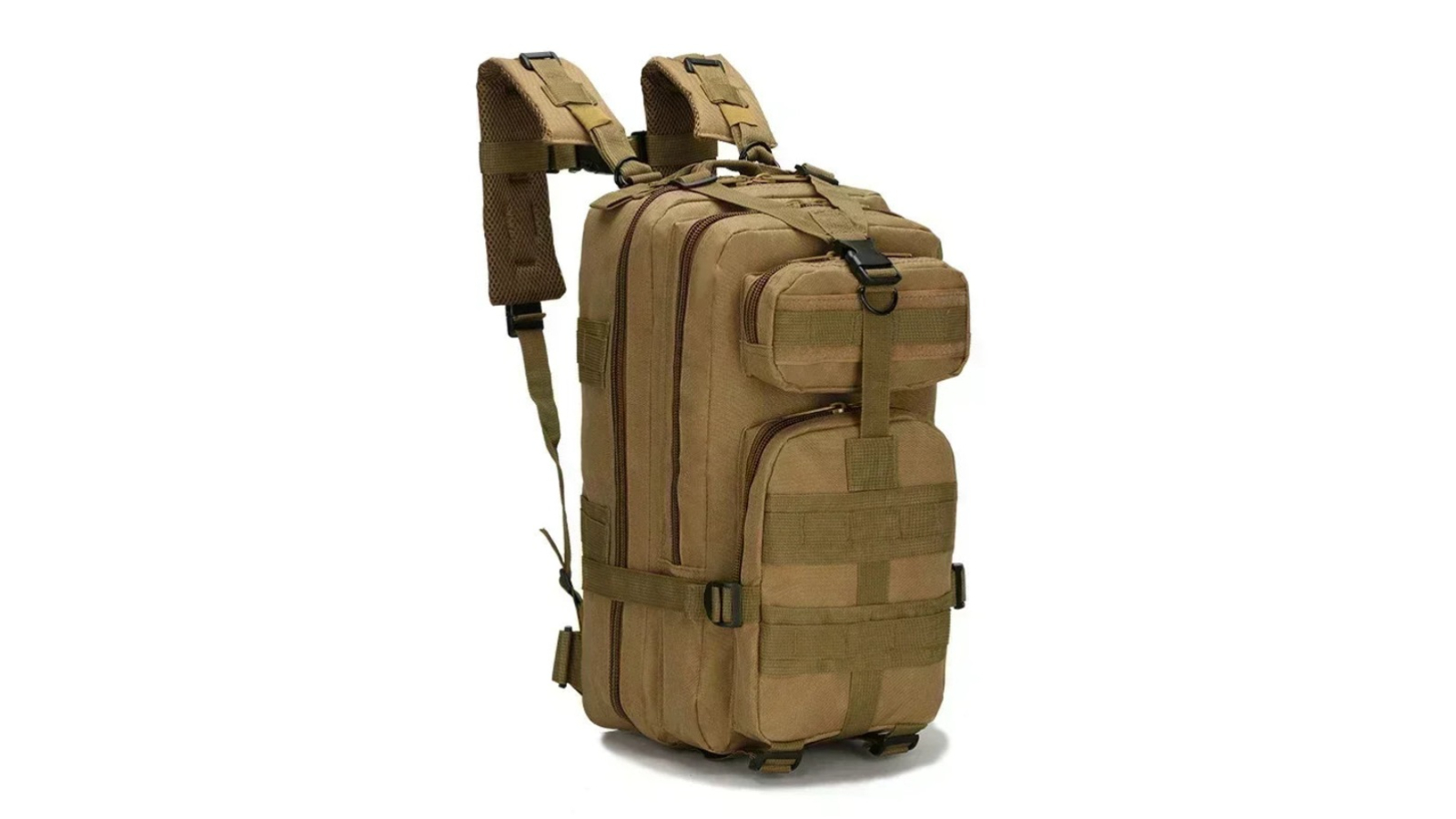 NNEOBA Rugged Tactical Rucksack for Outdoor Adventure - Khaki