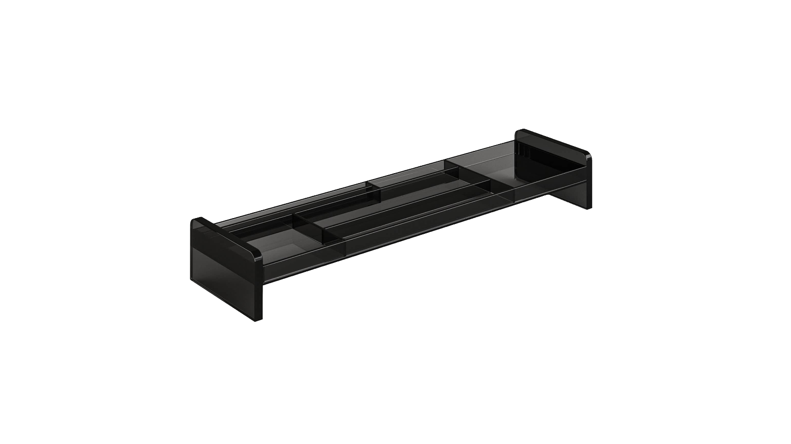 Desky Monitor Stand Organiser - Black