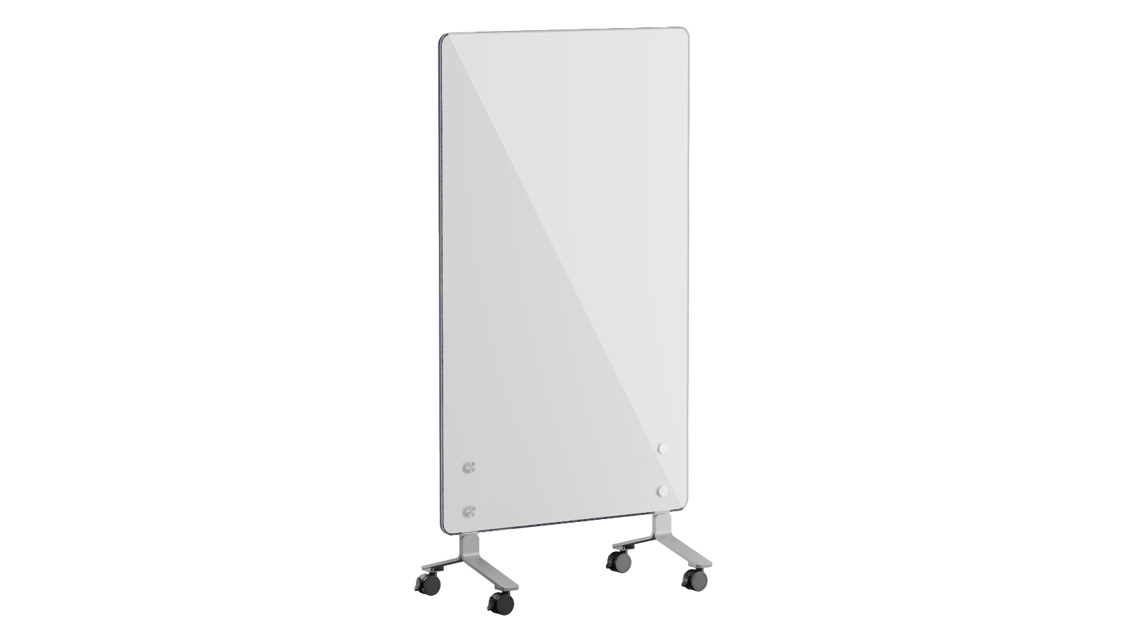Desky Collaborative Mobile Whiteboard + Pinboard Combo