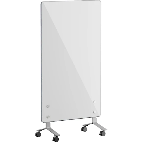 Desky Collaborative Mobile Whiteboard + Pinboard Combo
