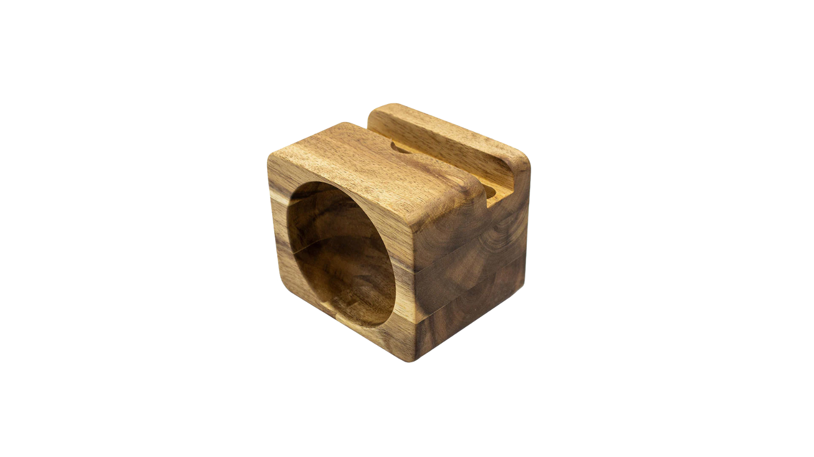 Desky Softwood Acacia Phone/Speaker Stand Desk Accessories
