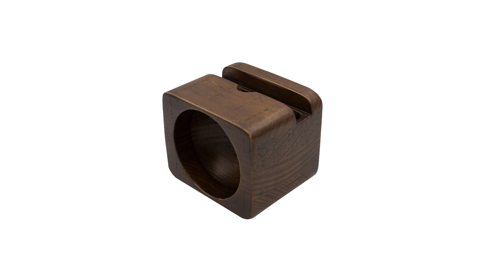 Desky Softwood American Phone/Speaker Stand Desk Accessories - Rustic Pine