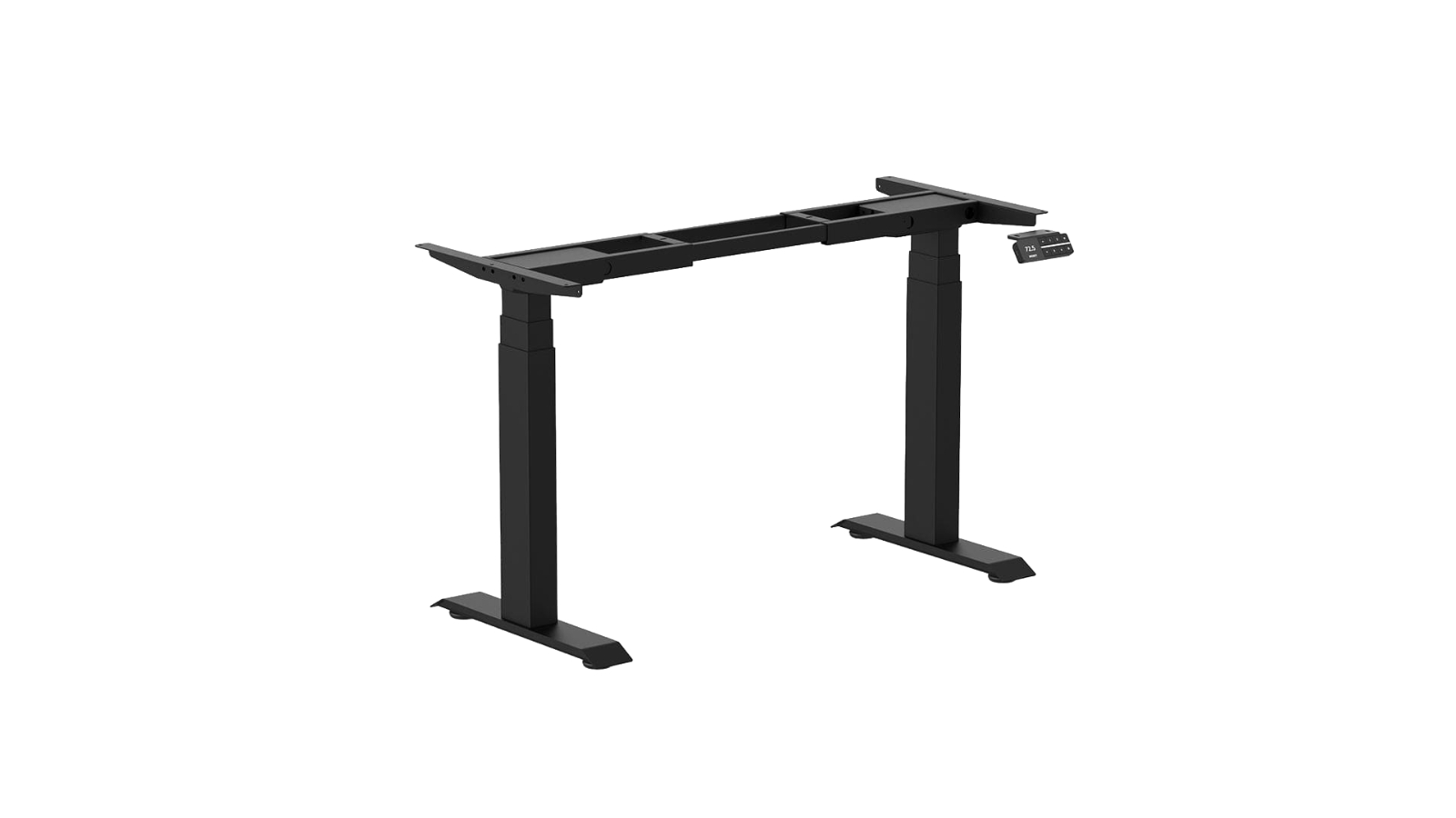 Desky Dual Mini Standing Desk Frame - Matte Black