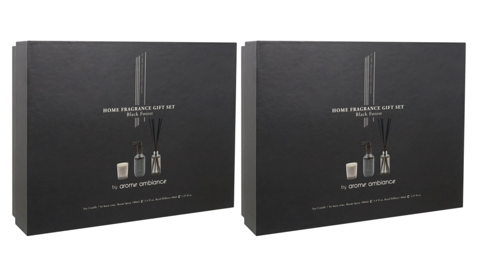 Arome Ambiance 2 Piece Black Forest Reed Diffuser Home Fragrance Set ...