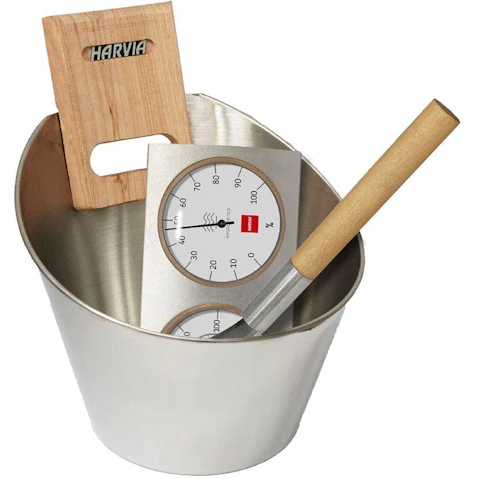 Harvia Steel Lux Accessories Set