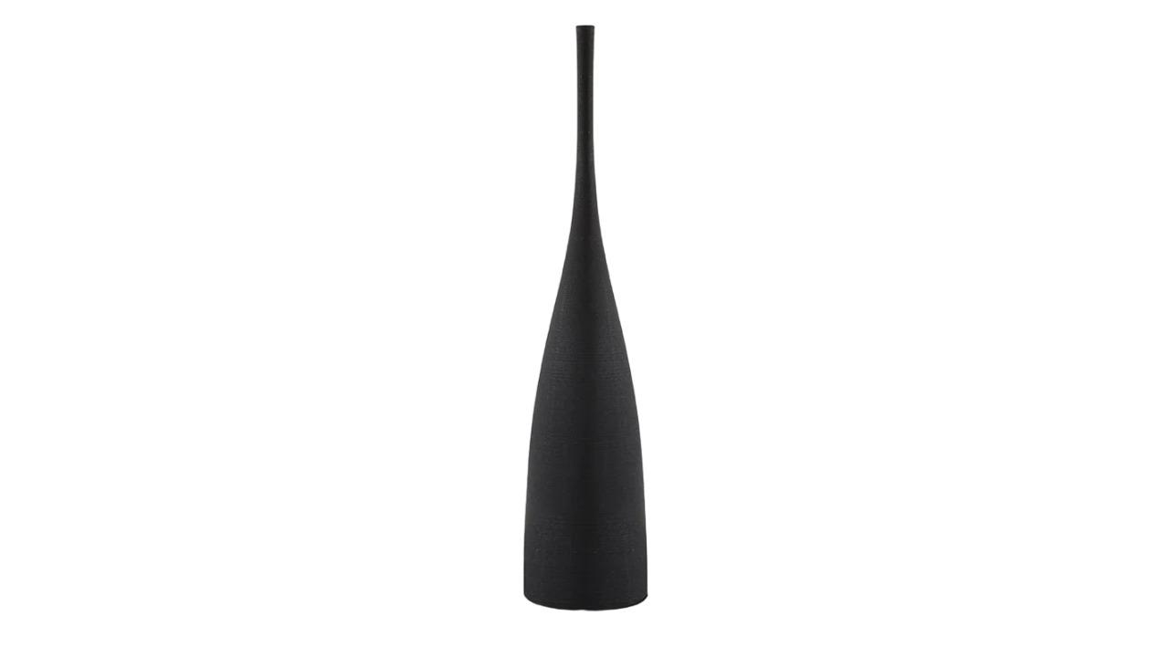 NNEOBA Black Zen Harmony Handmade Minimalist Ceramic Vase - 46cm