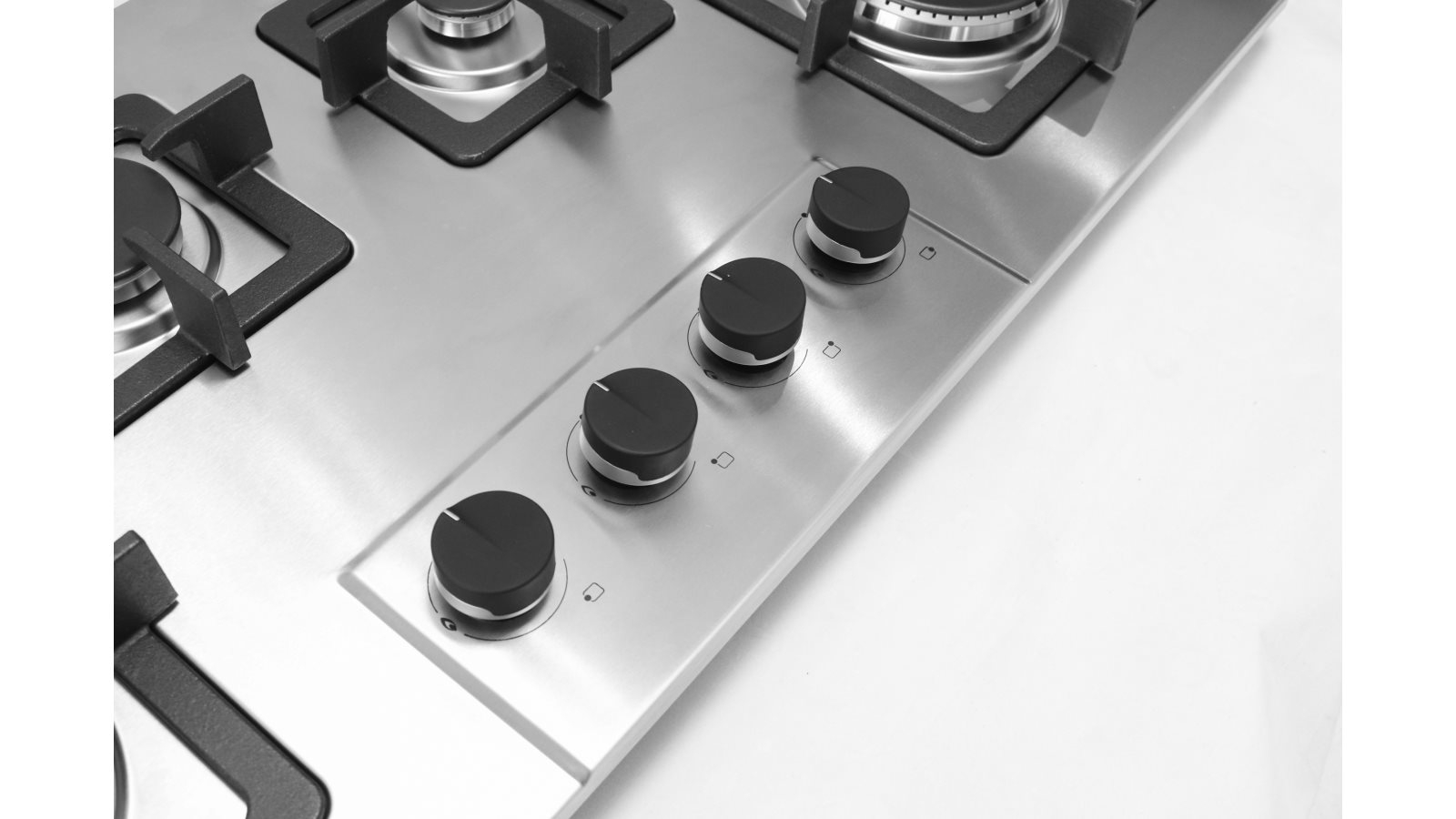 Goldline 930mm 4 Burner Gas Cooktop with Powerful Woks Harvey Norman