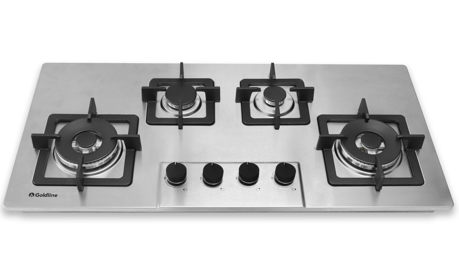 Goldline 930mm 4 Burner Gas Cooktop with Powerful Woks Harvey Norman