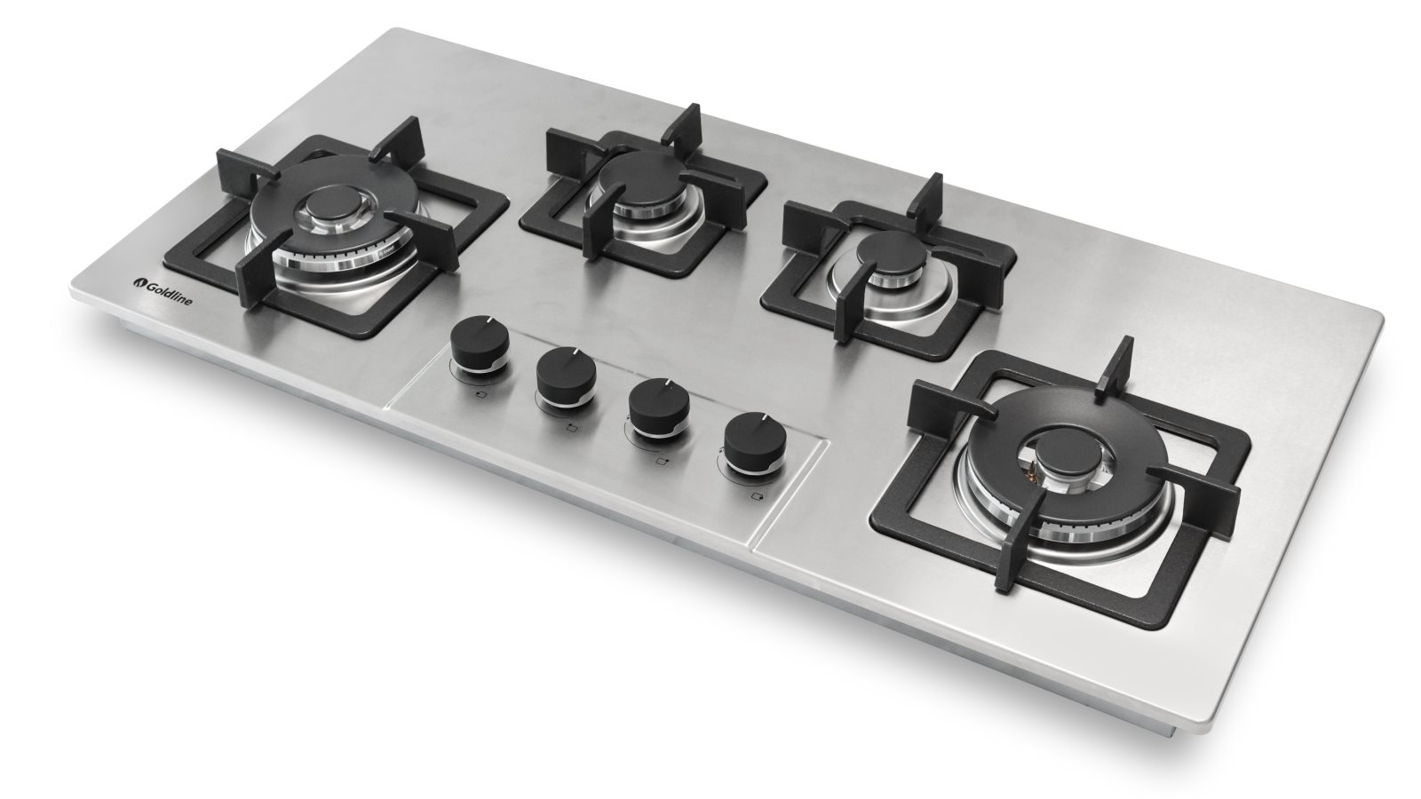 Goldline 930mm 4 Burner Gas Cooktop with Powerful Woks Harvey Norman