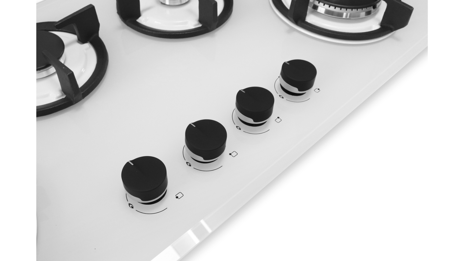 Goldline 930mm 4 Burner Gas Cooktop White Harvey Norman