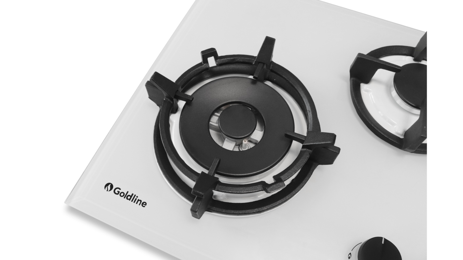Goldline 930mm 4 Burner Gas Cooktop White Harvey Norman