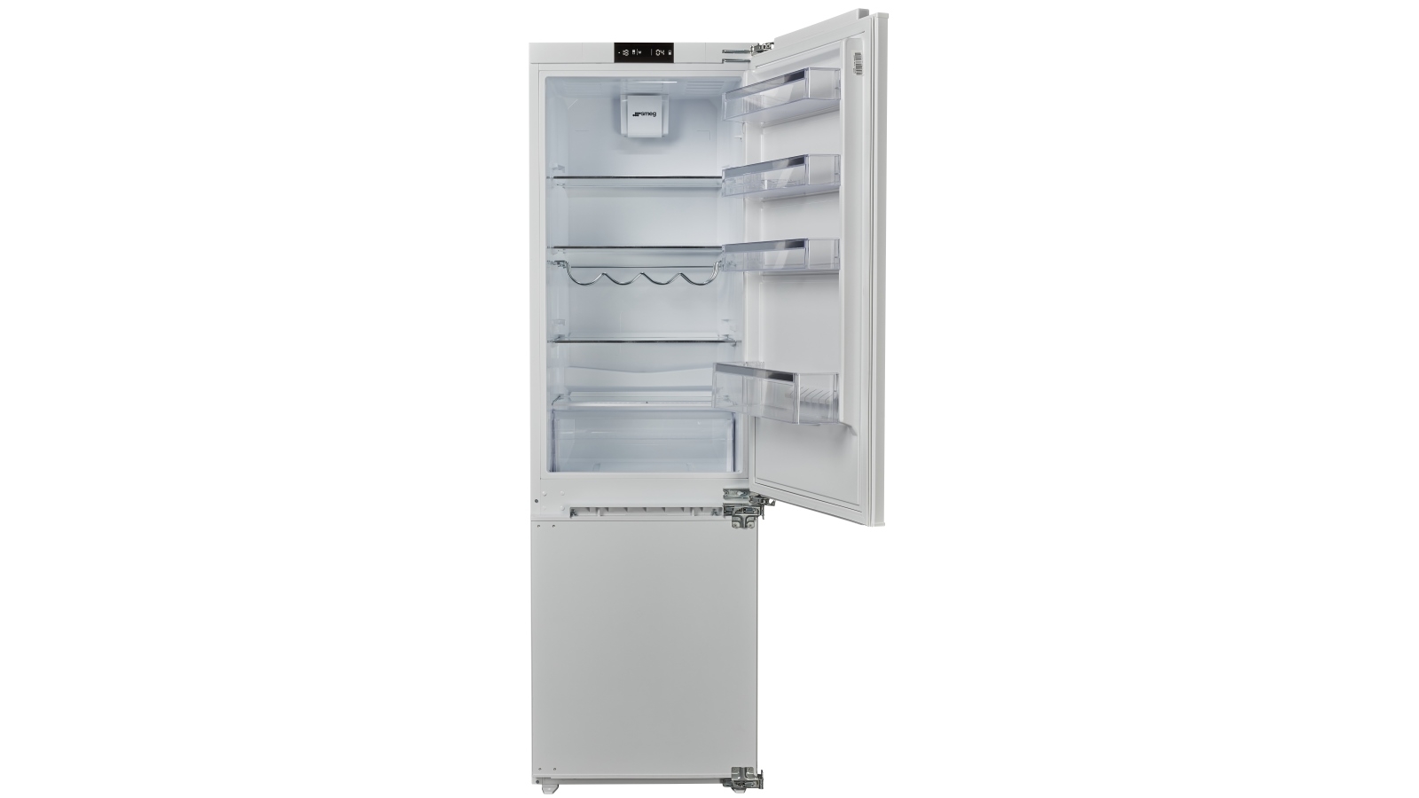 Smeg 242L Fully Integrated Bottom Mount Fridge | Harvey Norman