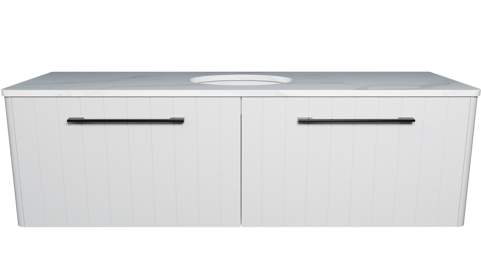 Timberline Saba 1500mm Wall Hung Vanity with SilkSurface Top and Centre Undercounter Basin