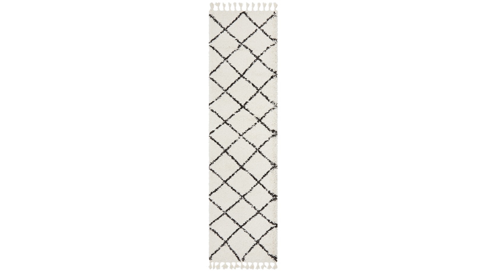 The Weave Studio Lya 22 White Runner Rug