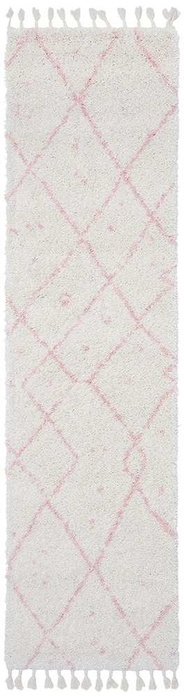 The Weave Studio Lya 44 Pink Runner Rug