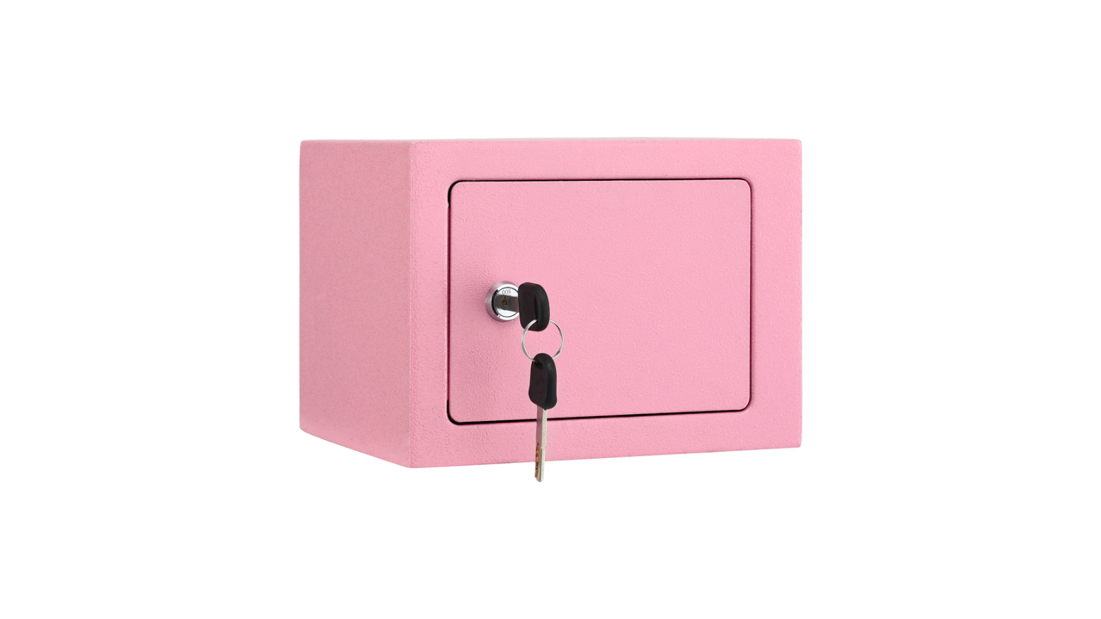 UL-tech 6.5 Litre Safe Box with Lock Key - Pink