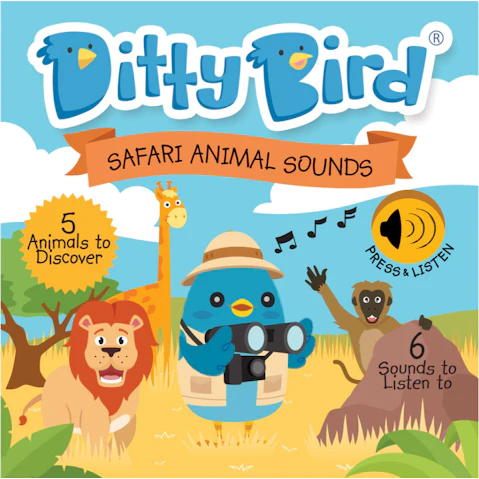 Ditty Bird Safari Animal Sound Book