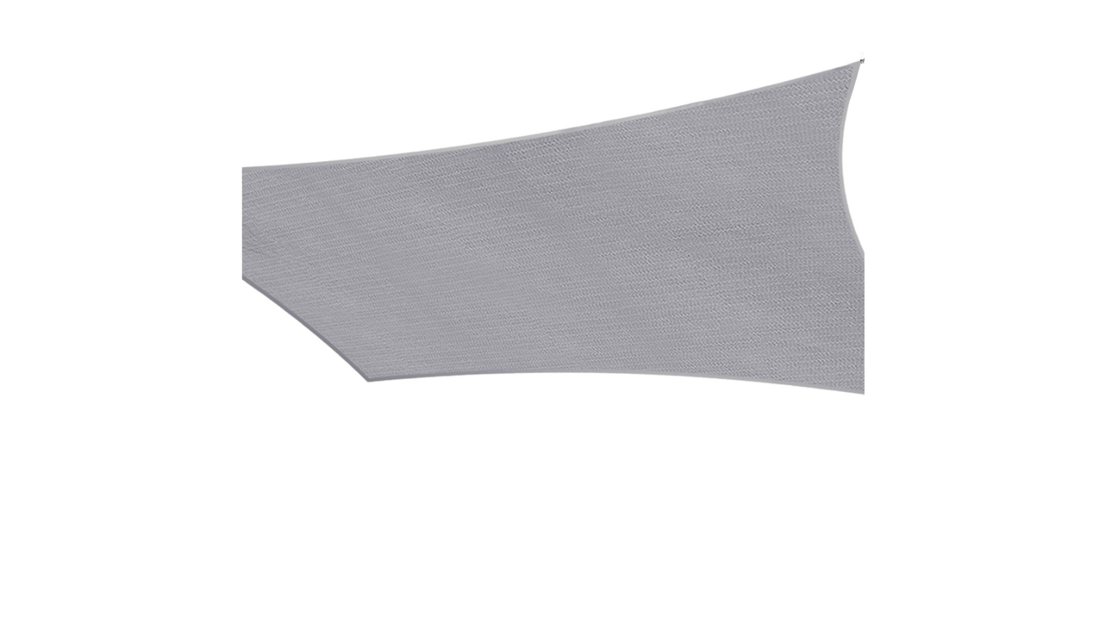 Instahut 220GSM Grey Waterproof Shade Sail Canopy - 3 x 5metre