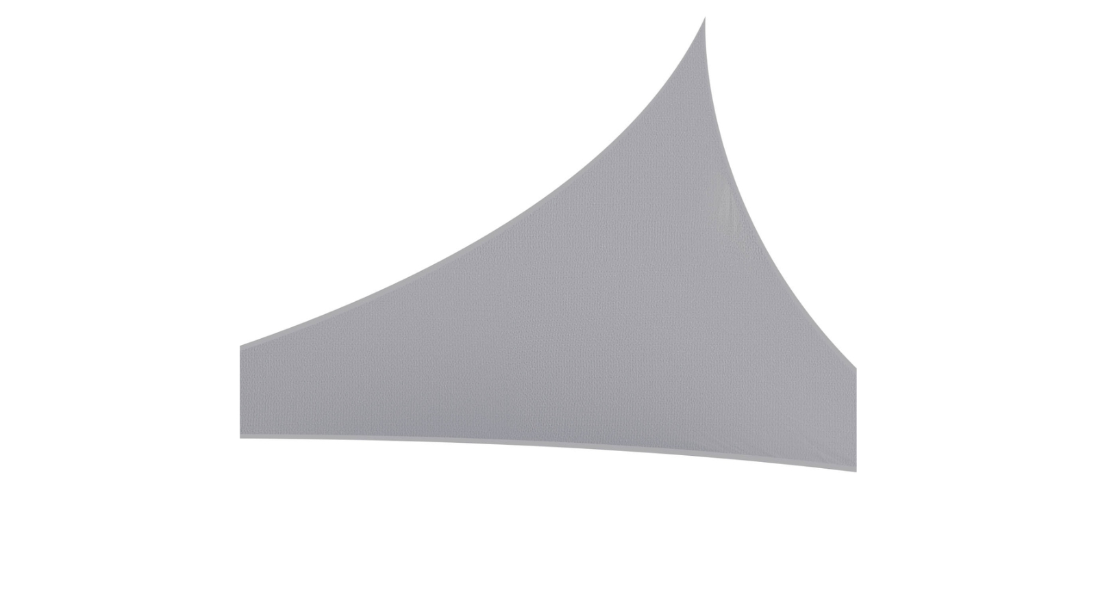 Instahut 220GSM Grey Waterproof Shade Sail - 4 x 4 x 4metre