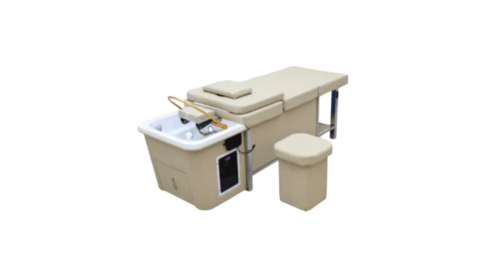 The Online Beauty Warehouse Sakura Premium Japanese Head Spa and Table with Steam (No Plumbing) - Taupe