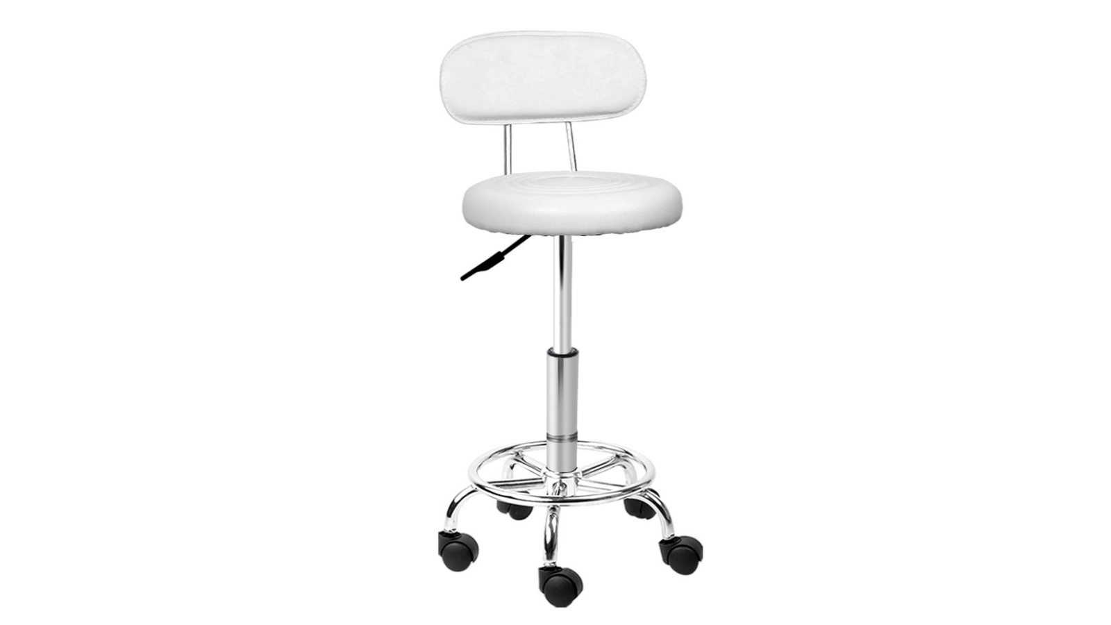 Artiss Salon Stool Swivel Barber Chair Backrest Hairdressing Hydraulic Height