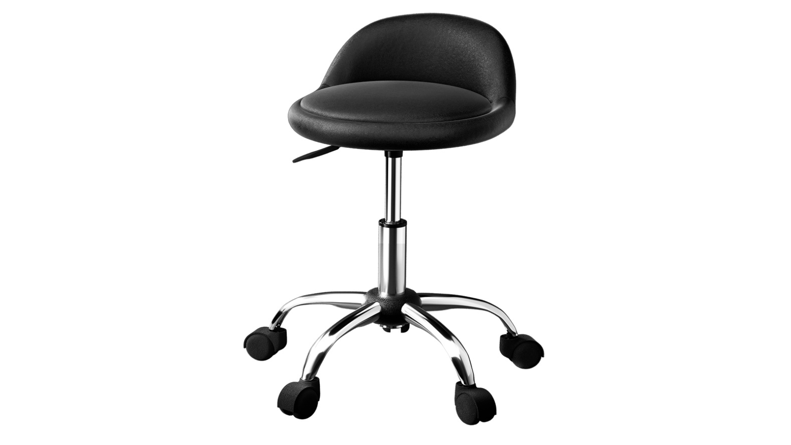 Artiss Backrest Salon Stool - Black