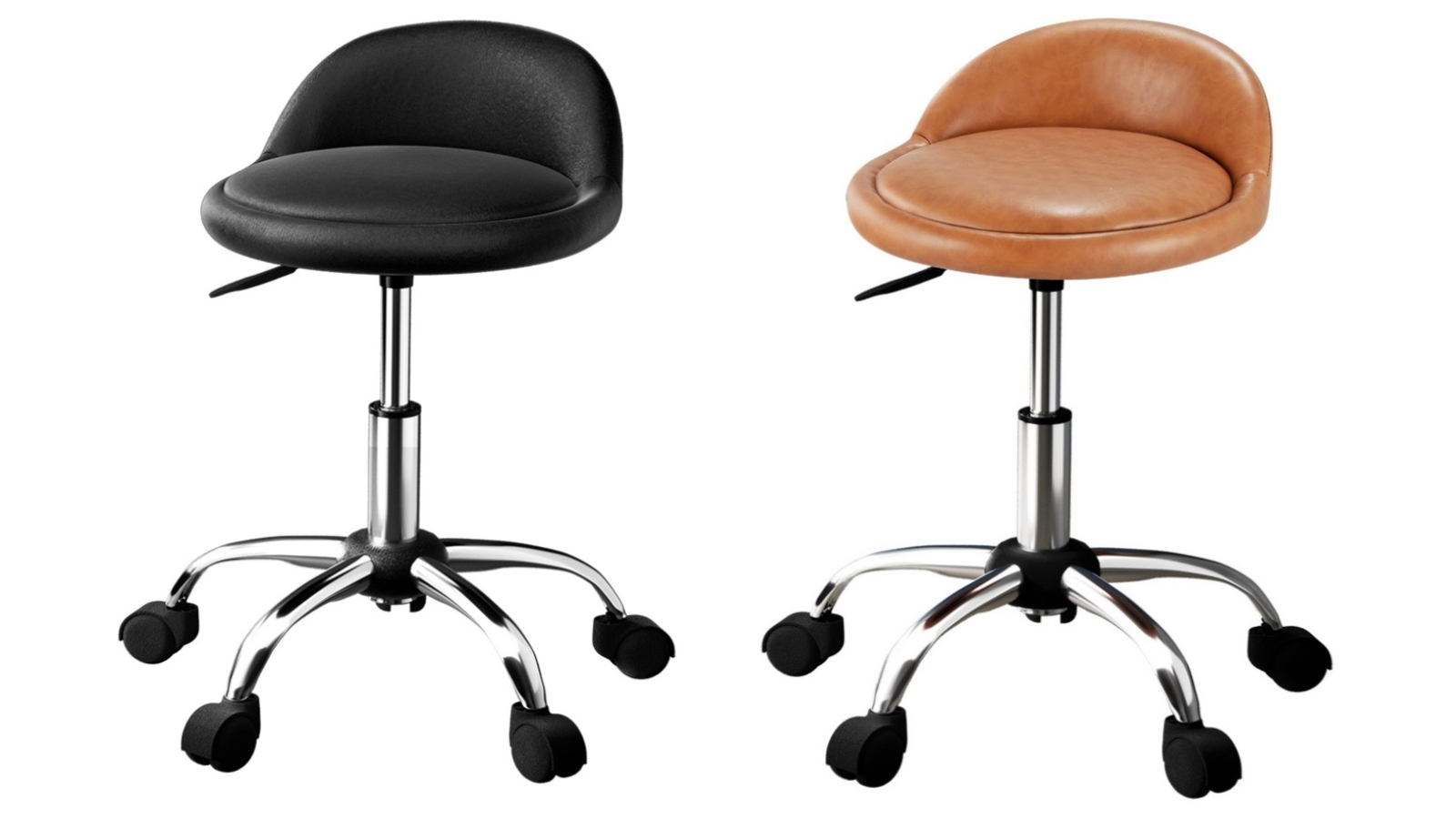 Artiss Backrest Salon Stool