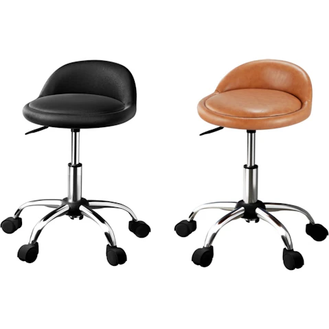 Artiss Backrest Salon Stool