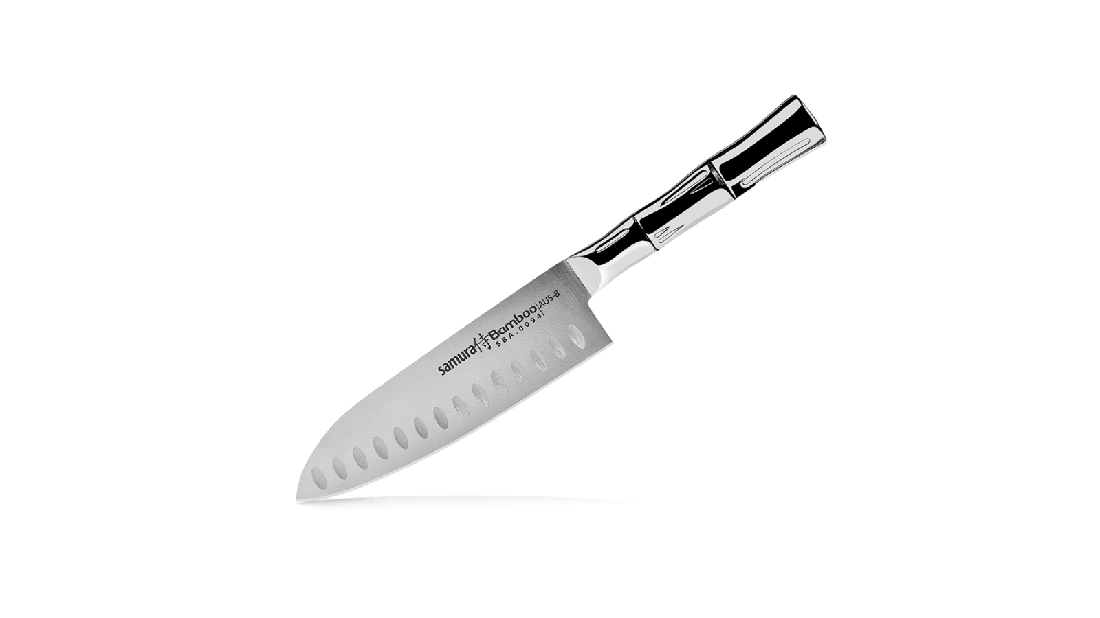 Samura Bamboo Hollow Ground Santoku Knife - 6.3inch