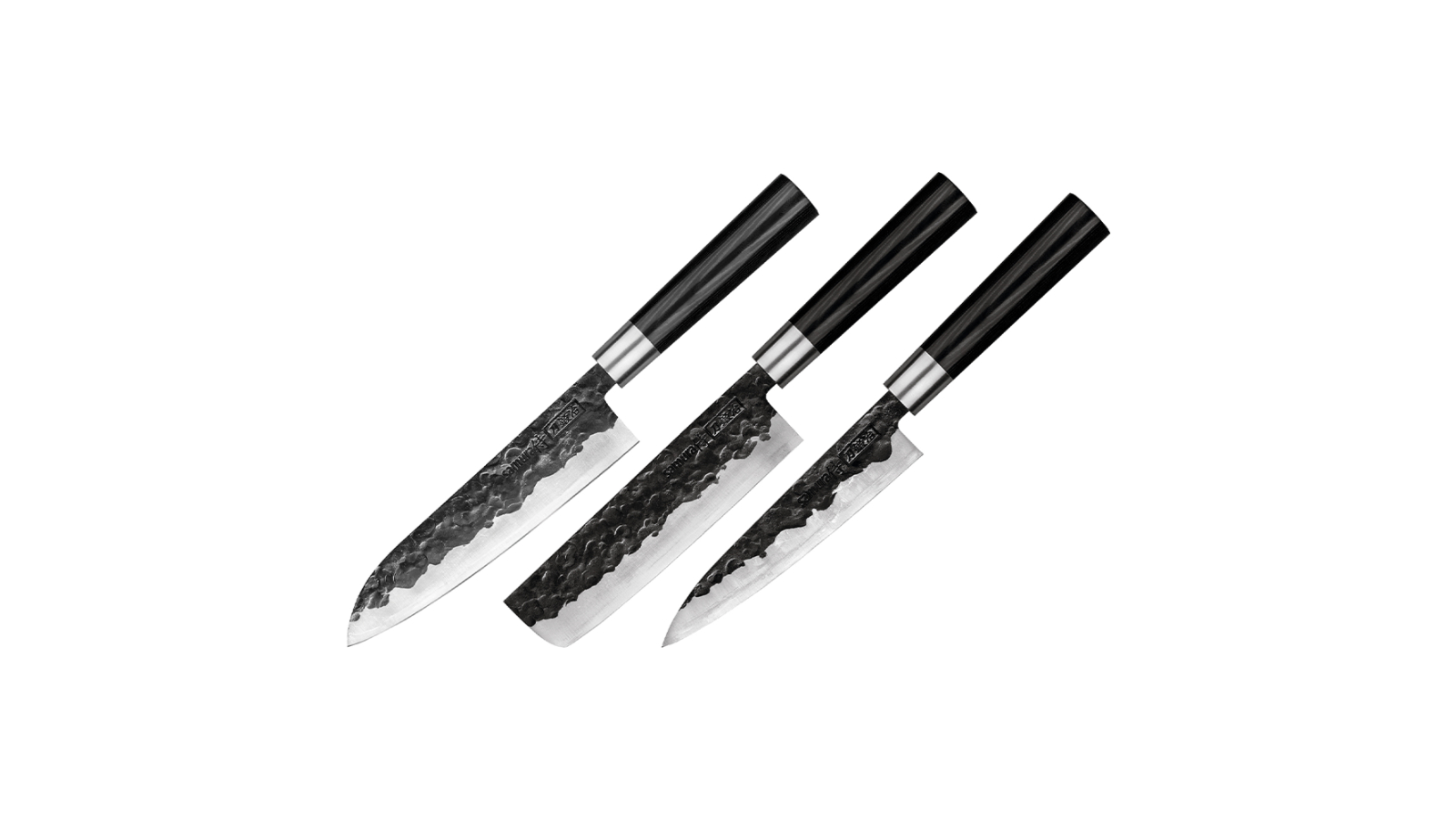 Samura Blacksmith Set of 3 Kitchen Knives