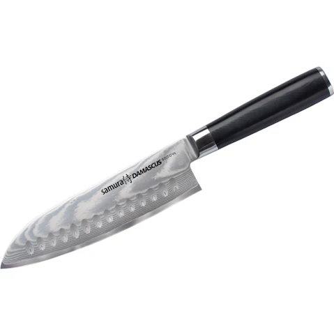 Samura Damascus Santoku Knife - 7inch