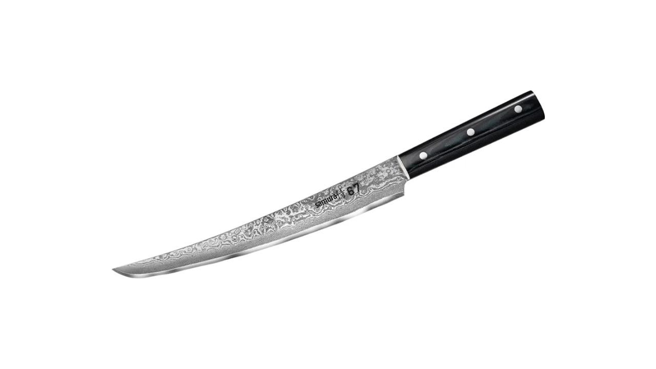Samura Damascus 67 Layers Slicing Tanto Knife - 9inch