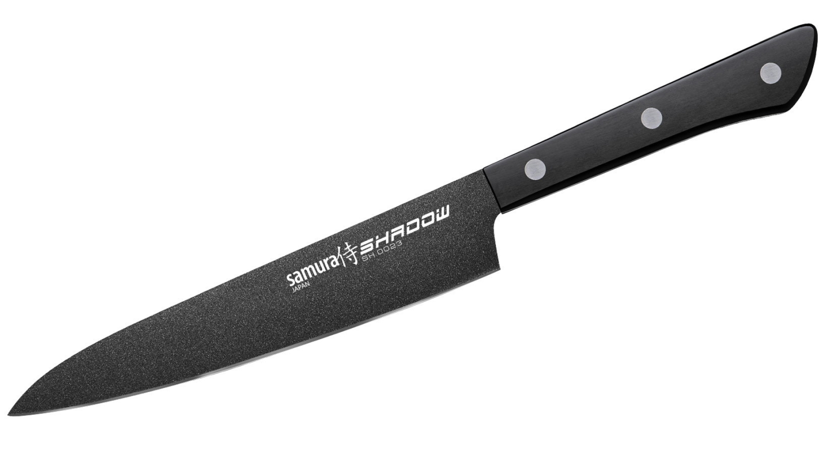 Samura SHADOW 6-inch/15cm Utility Knife with Black Non-Stick Coating