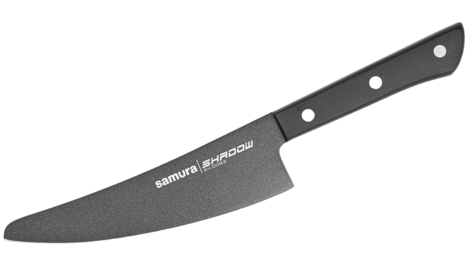 Samura SHADOW 6.5-inch/16.6cm Small Chef's Knife with Black Non-Stick Coating