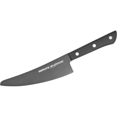 Samura SHADOW 6.5-inch/16.6cm Small Chef's Knife with Black Non-Stick Coating