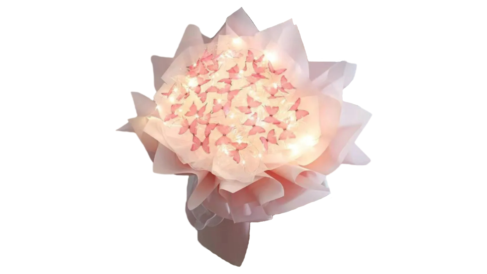 NNEOBA Enchanting DIY Butterfly Bouquet with Light String