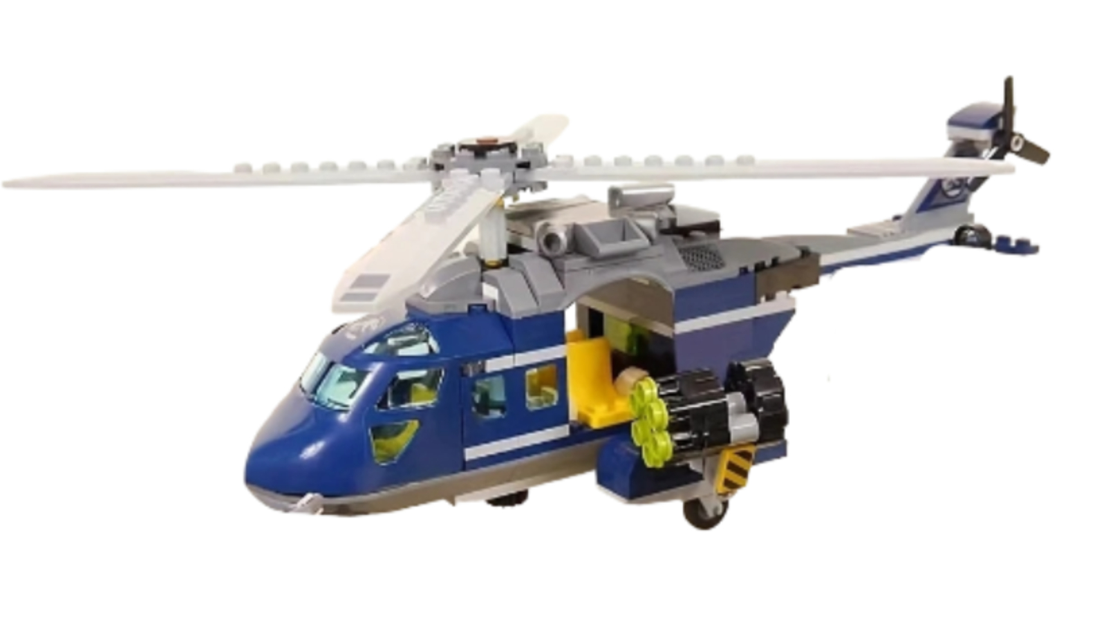 NNEOBA 397 Piece World Helicopter Tracking Dinosaur Model