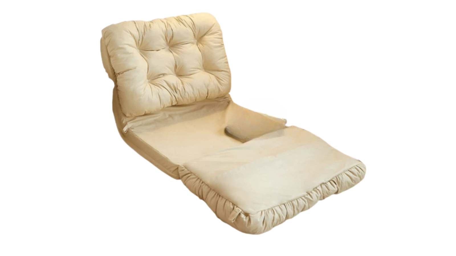 NNEOBA Convertible Foldable Lounger Sofa Bed - Beige