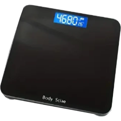 NNETM Ultra Slim Digital Bathroom Weight Scale - Black