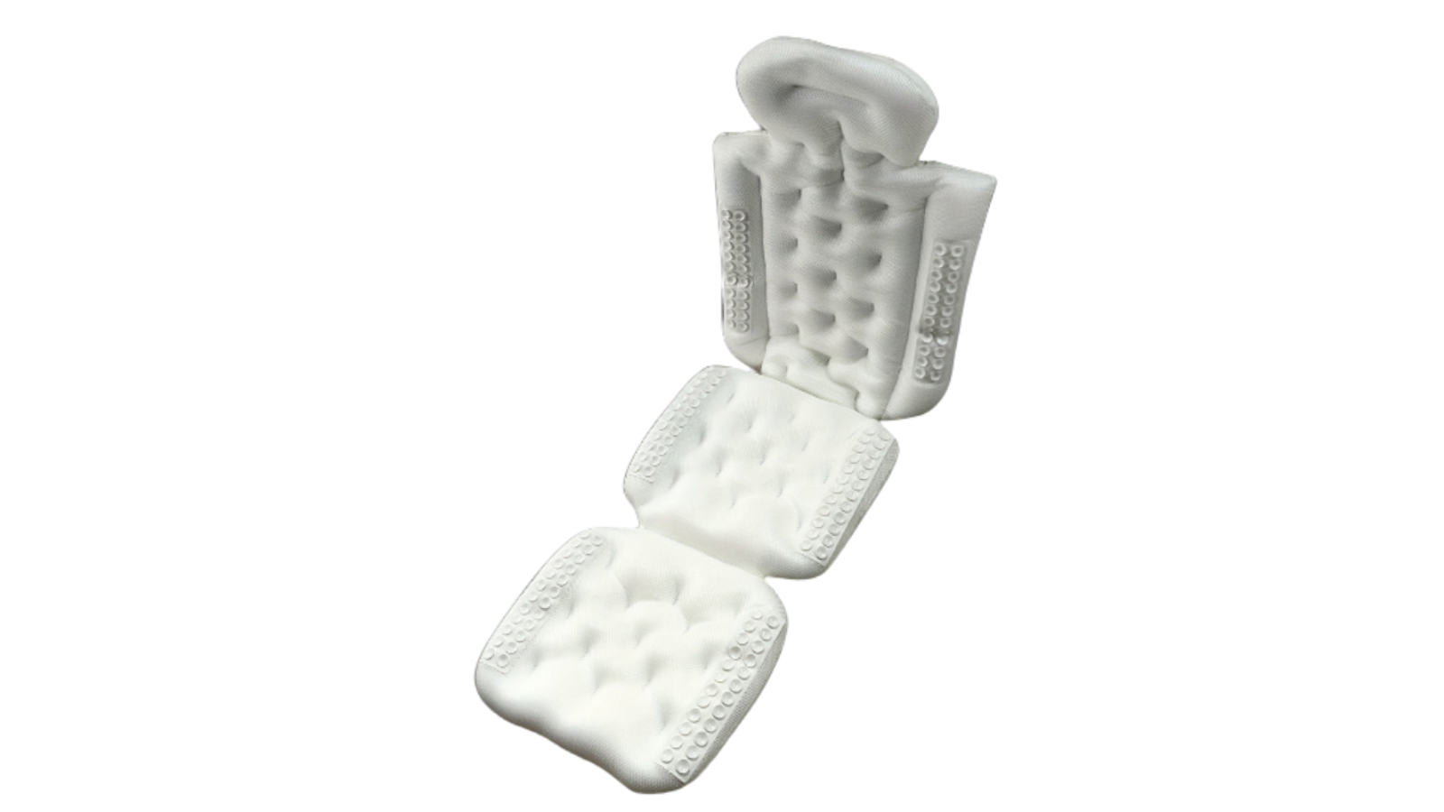 NNETM Cotton Bath Pillow Mat - White