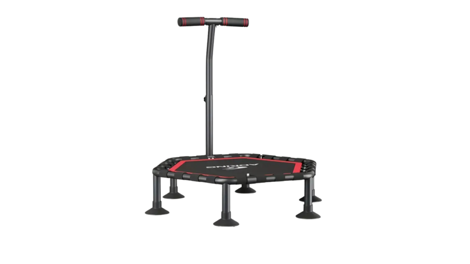 NNETM Indoor Fitness Trampoline with Handrail
