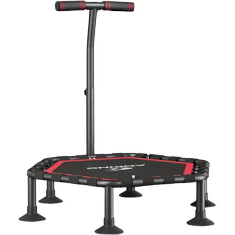 NNETM Indoor Fitness Trampoline with Handrail
