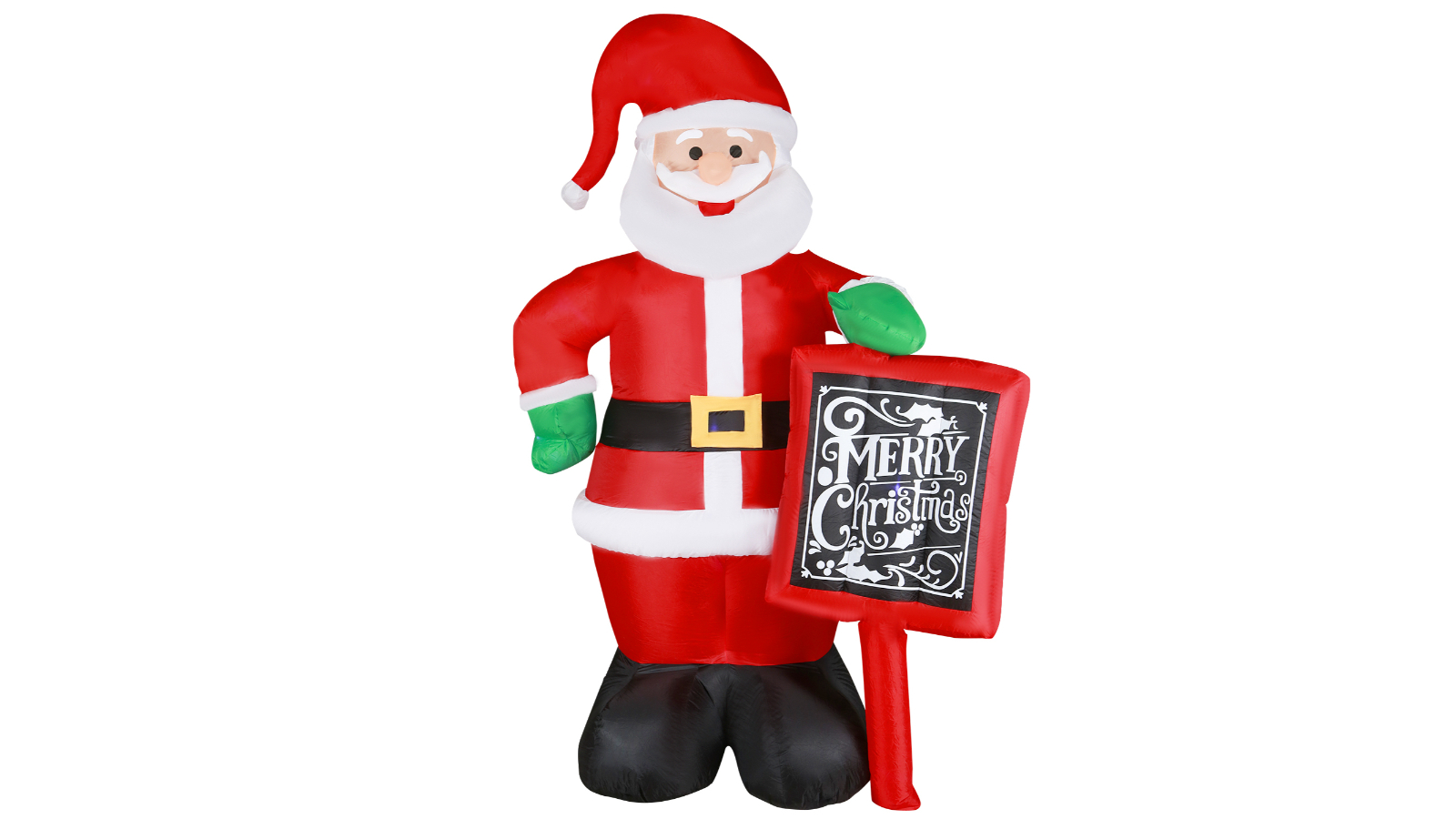 Hisen Tall Inflatable Santa with LED Light for Christmas Decoration - 300cm