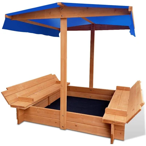Keezi Outdoor Canopy 120cm Sand Pit