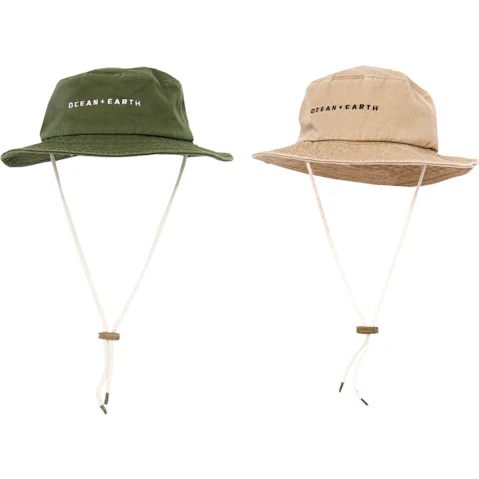 Ocean and Earth Kids 1-Dayer Cotton Soft Brim Hat