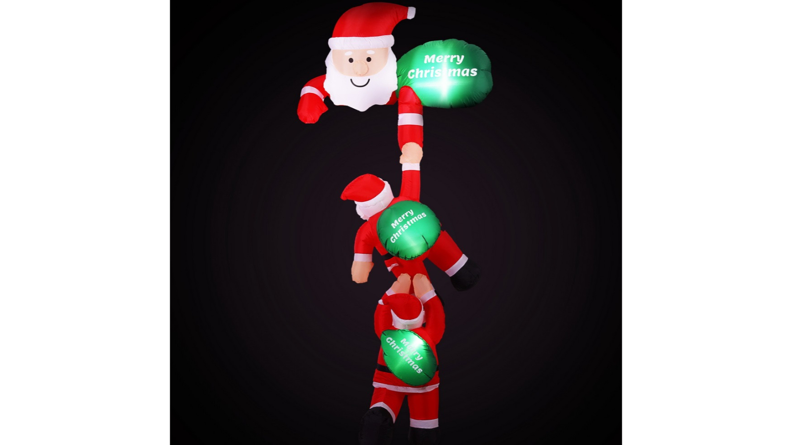 Jingle Jollys 2.5metre Christmas Inflatable Climbing Santa