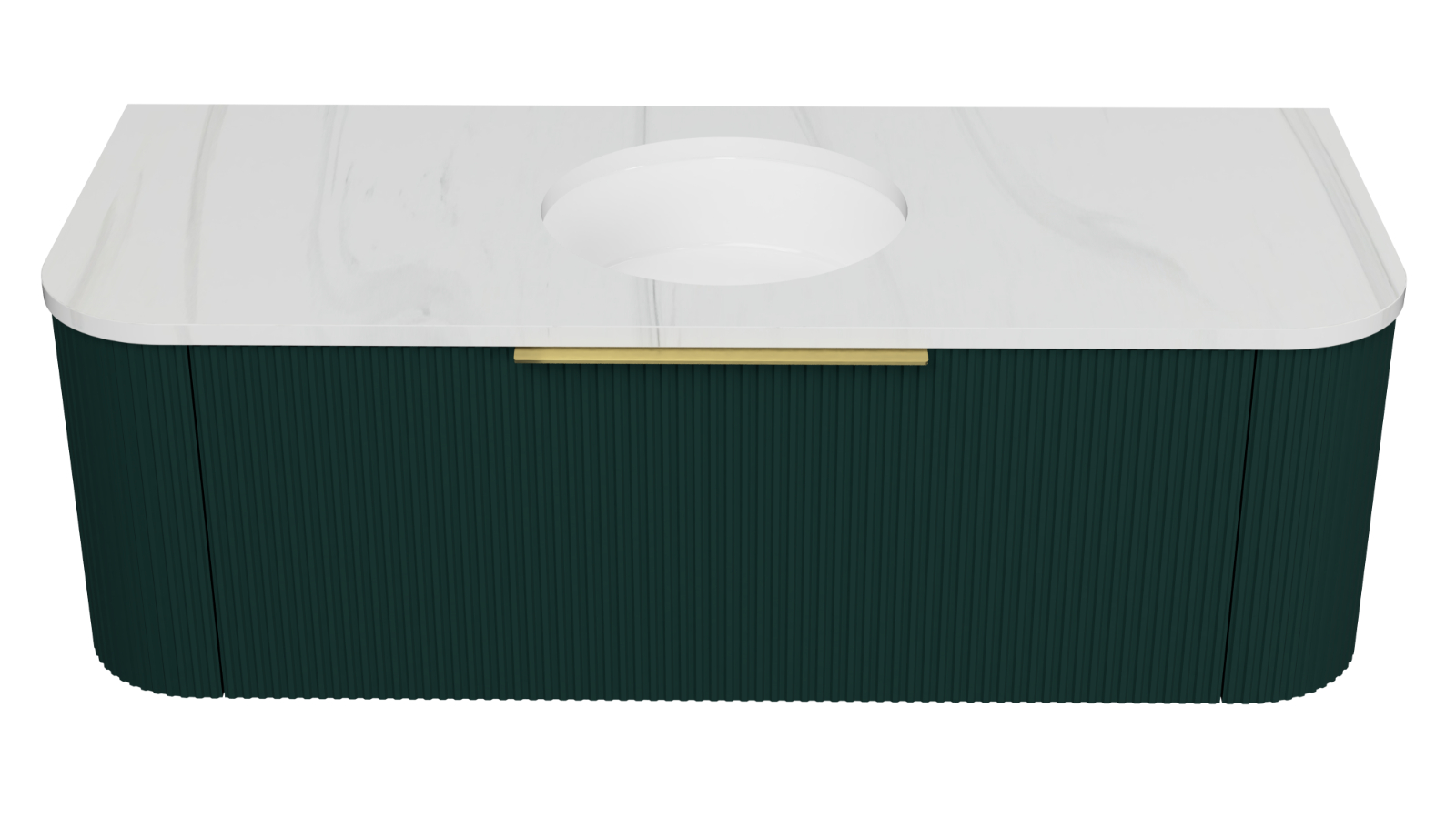 Timberline Santos 1200mm Wall-Hung Vanity with SilkSurface Top and Centre Undercounter Basin