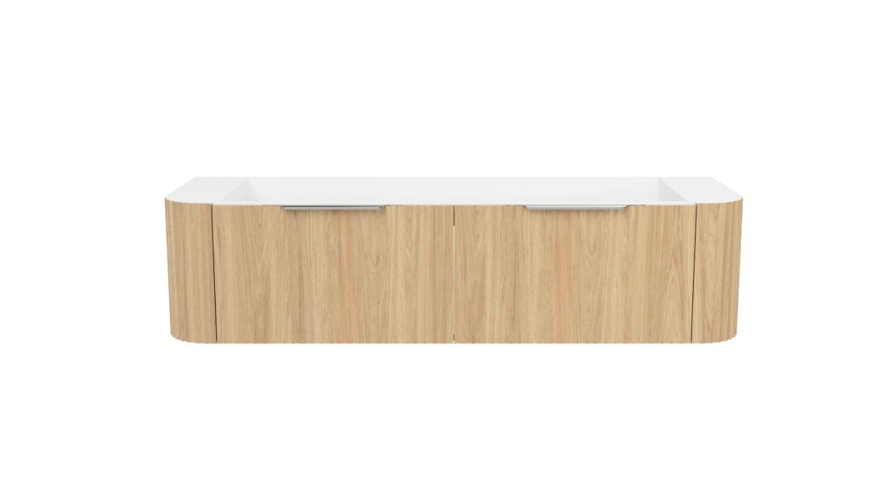 Timberline Santos 1500mm Right Bowl Wall Hung Cabinet Only 